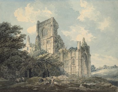 Kirkstall Abbey, Yorkshire, 18. Jahrhundert von Thomas Girtin